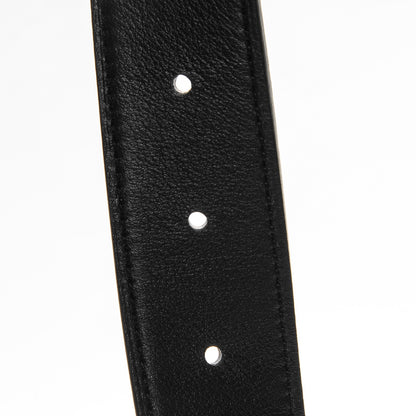 Hermes Epsom Swift 32mm Quizz H Belt 95 Etoupe Black 9 of 9