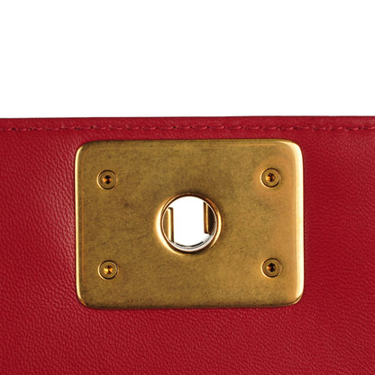 Chanel Lambskin Quilted New Medium Boy Flap Red 5 of 8