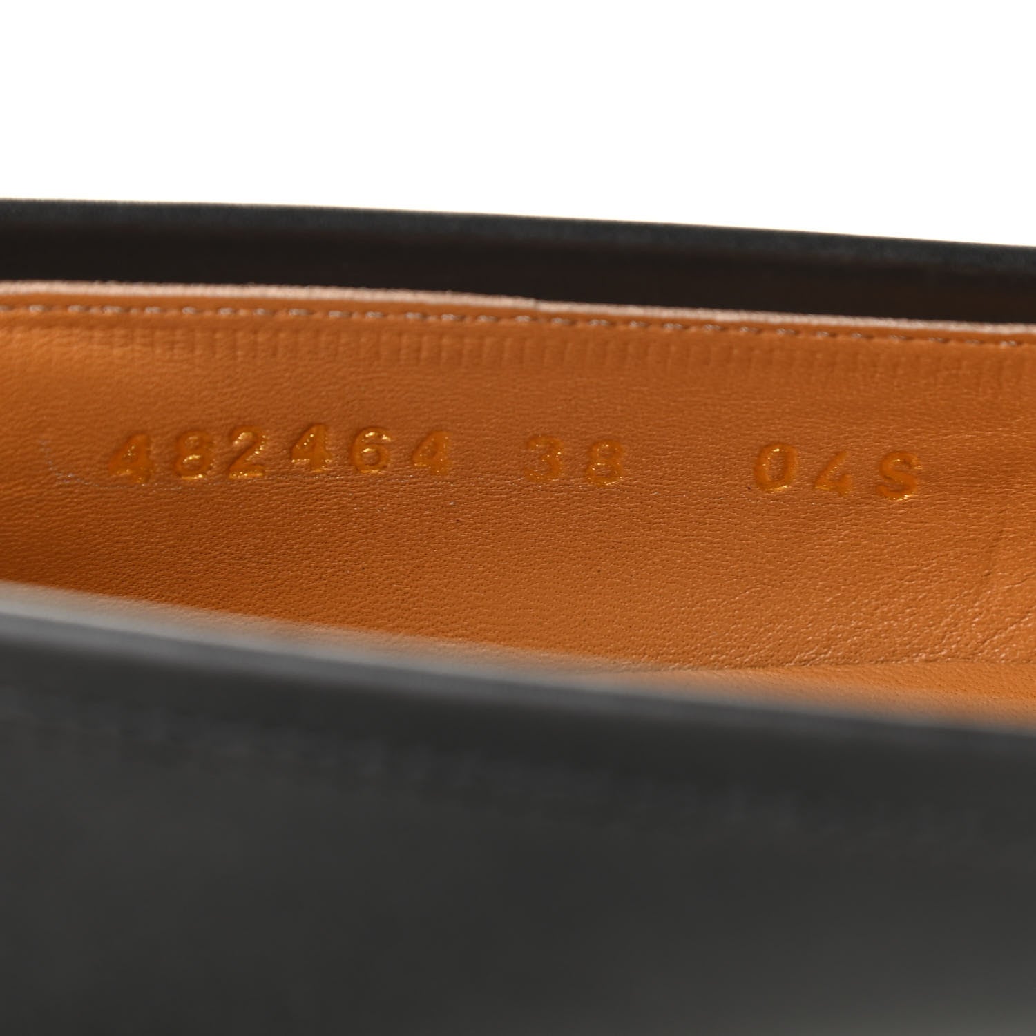 Gucci Calfskin Womens Jordaan Loafers 38 Black 15 of 24