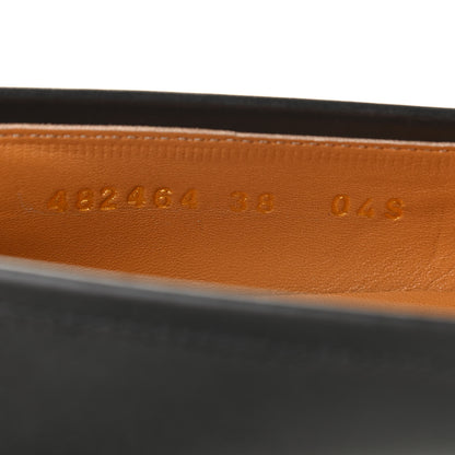 Gucci Calfskin Womens Jordaan Loafers 38 Black 15 of 24