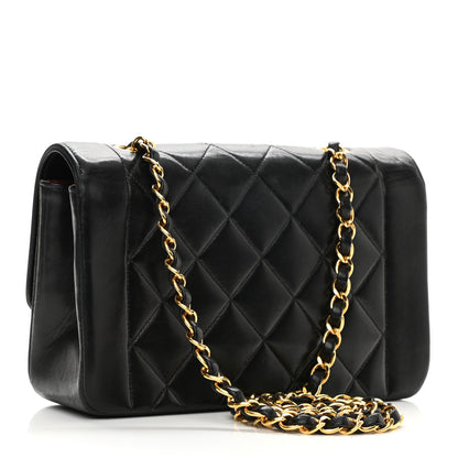 Chanel Lambskin Quilted Small Single Flap Black 3 of 8