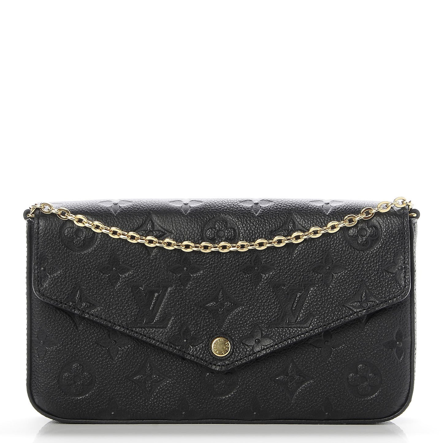Empreinte Pochette Felicie Chain Wallet Black