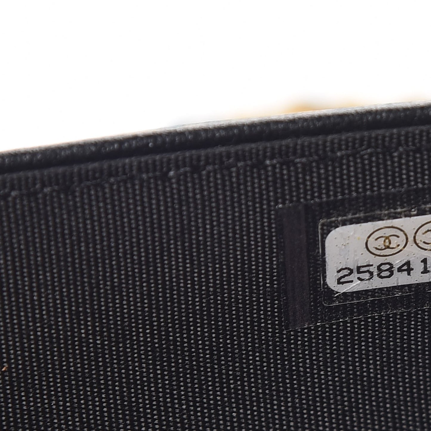 Caviar Quilted Boy Wallet On Chain WOC Black