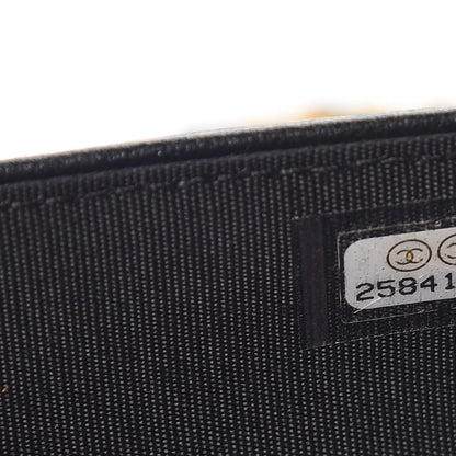 Chanel Caviar Quilted Boy Wallet On Chain WOC Black 8 of 9