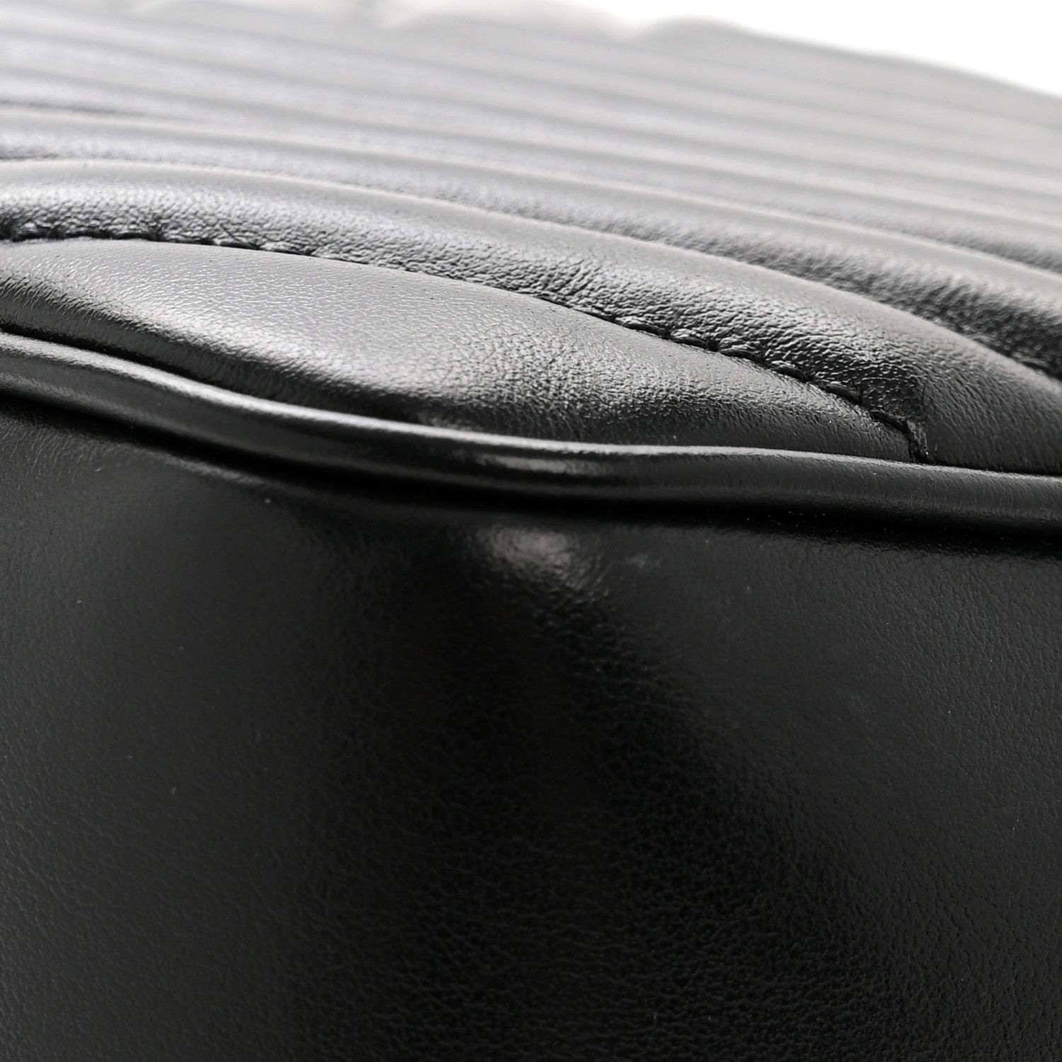 Saint Laurent Calfskin Matelasse Monogram Lou Camera Bag Black 13 of 13