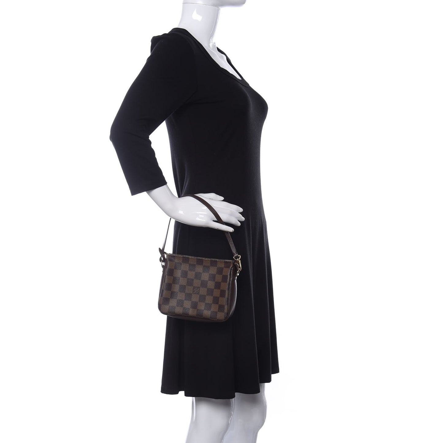 Damier Ebene Trousse Make Up Bag Pochette