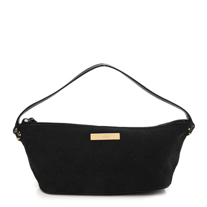 Gucci Monogram Boat Pochette Black 1 of 7