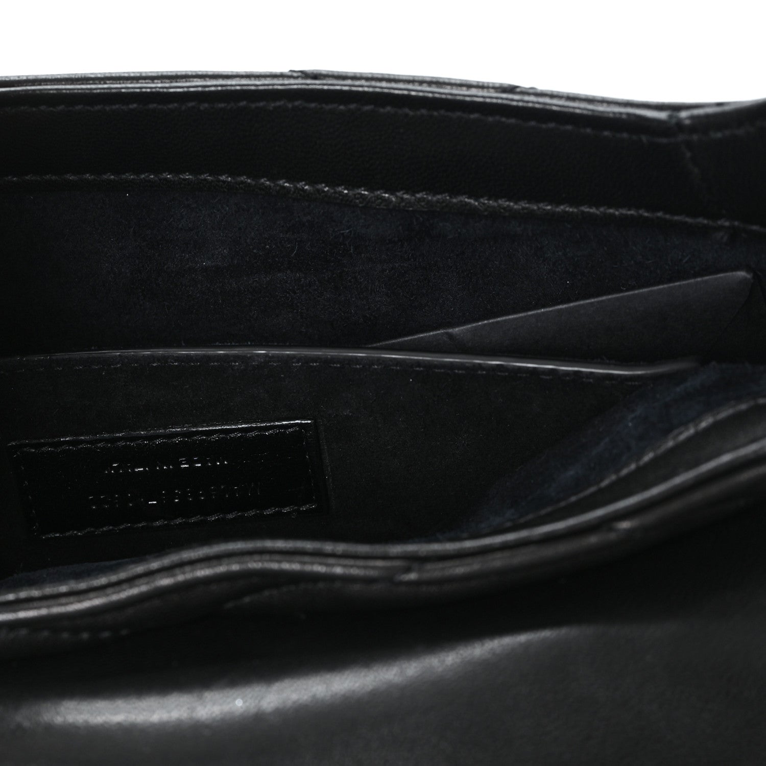 Saint Laurent Lambskin Quilted Le 57 Diamond Shoulder Bag Black 7 of 10