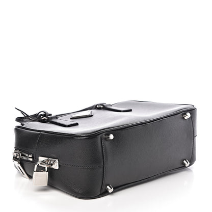 Prada Saffiano Lux Bauletto Black 4 of 10