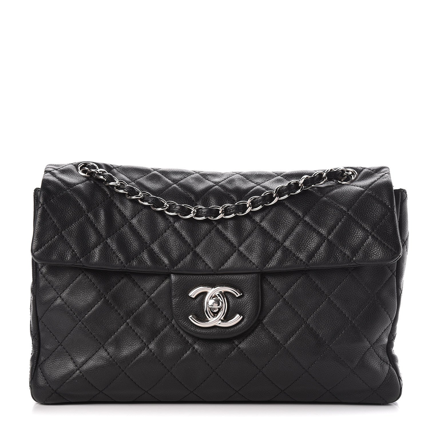 Chanel Caviar Quilted Maxi Single Flap Black 1 of 21