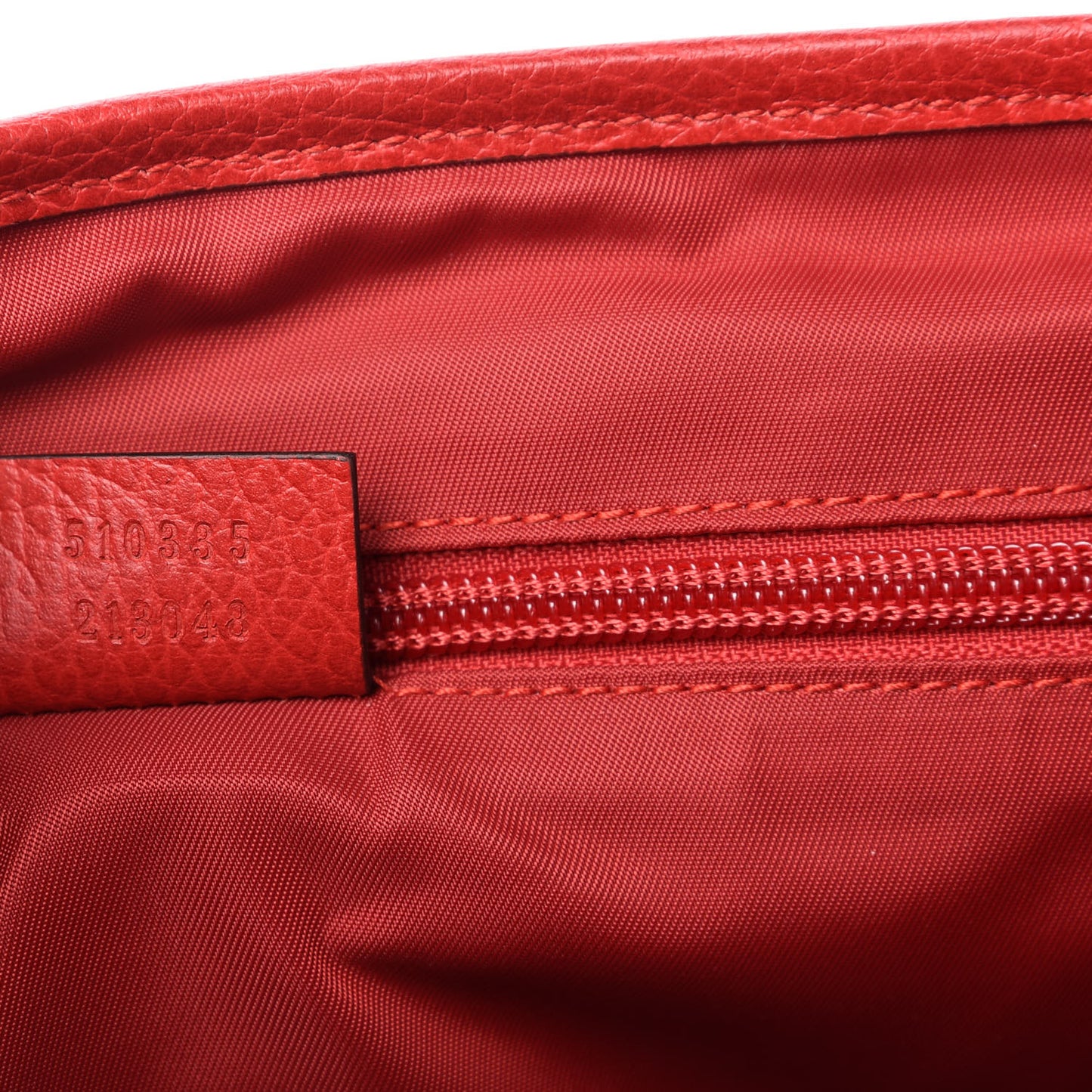 Nylon Monogram Double Buckle Flap Messenger Bag Vibrant Red