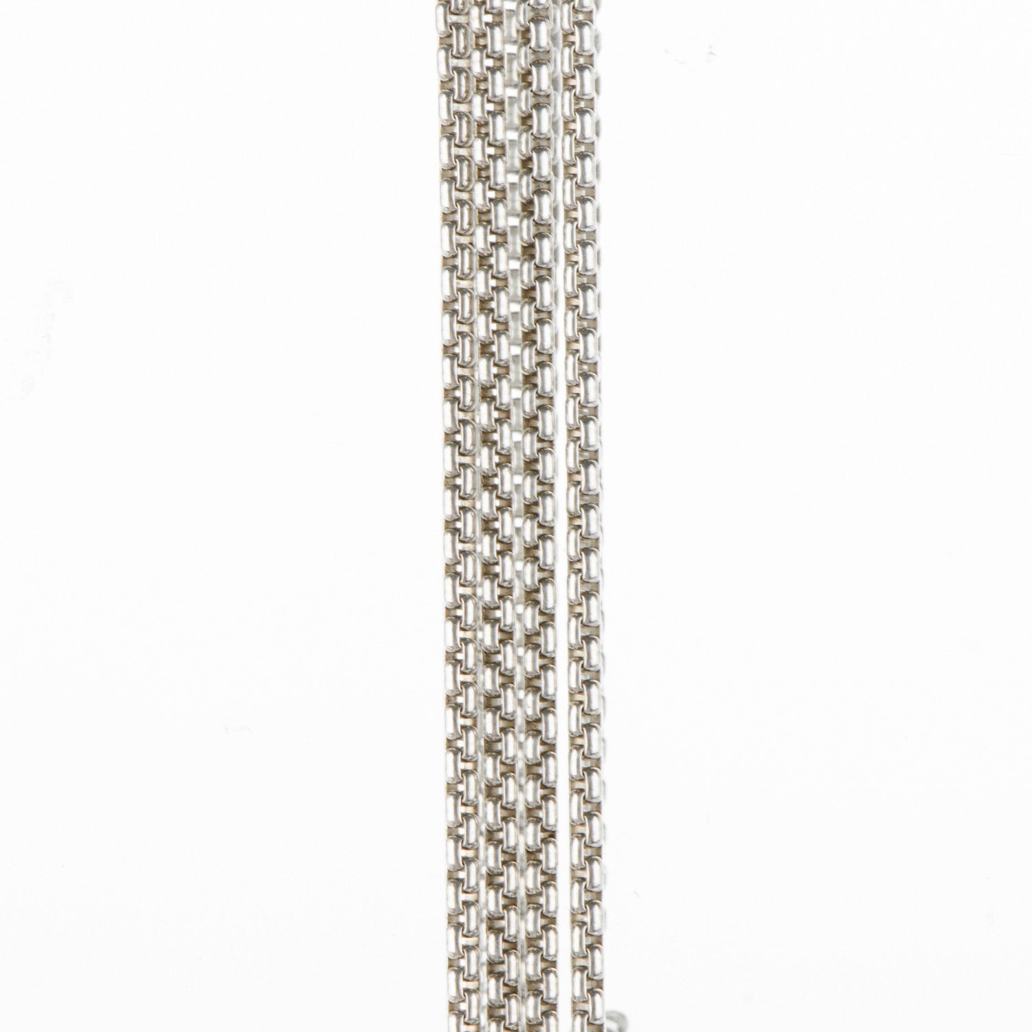 David Yurman Sterling Silver 14K Yellow Gold 1.7mm Box Chain Necklace 72" 4 of 4