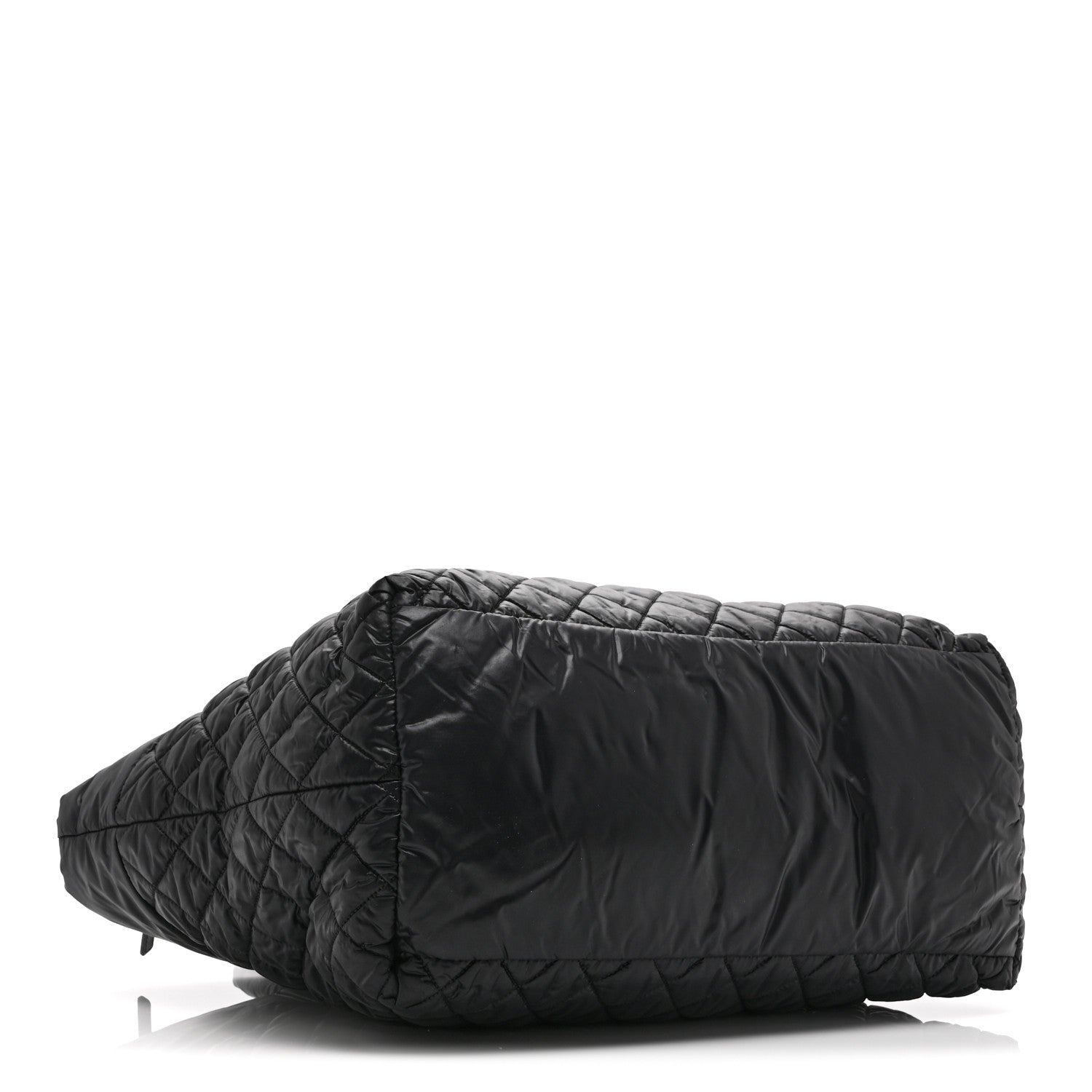 Chanel Nylon Quilted Large Coco Cocoon Tote Black 4 of 10
