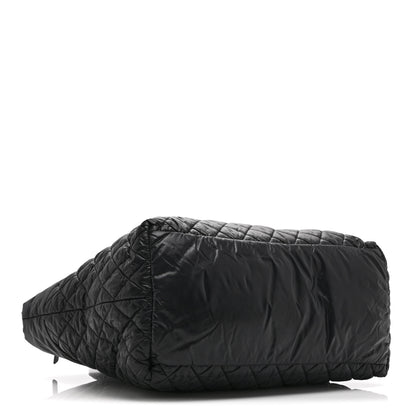 Chanel Nylon Quilted Large Coco Cocoon Tote Black 4 of 10