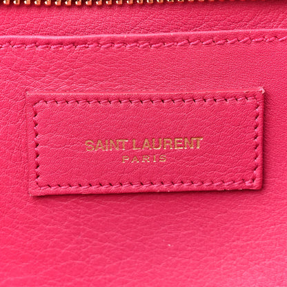 Saint Laurent Calfskin Small Classic Y Cabas Fuchsia 6 of 19