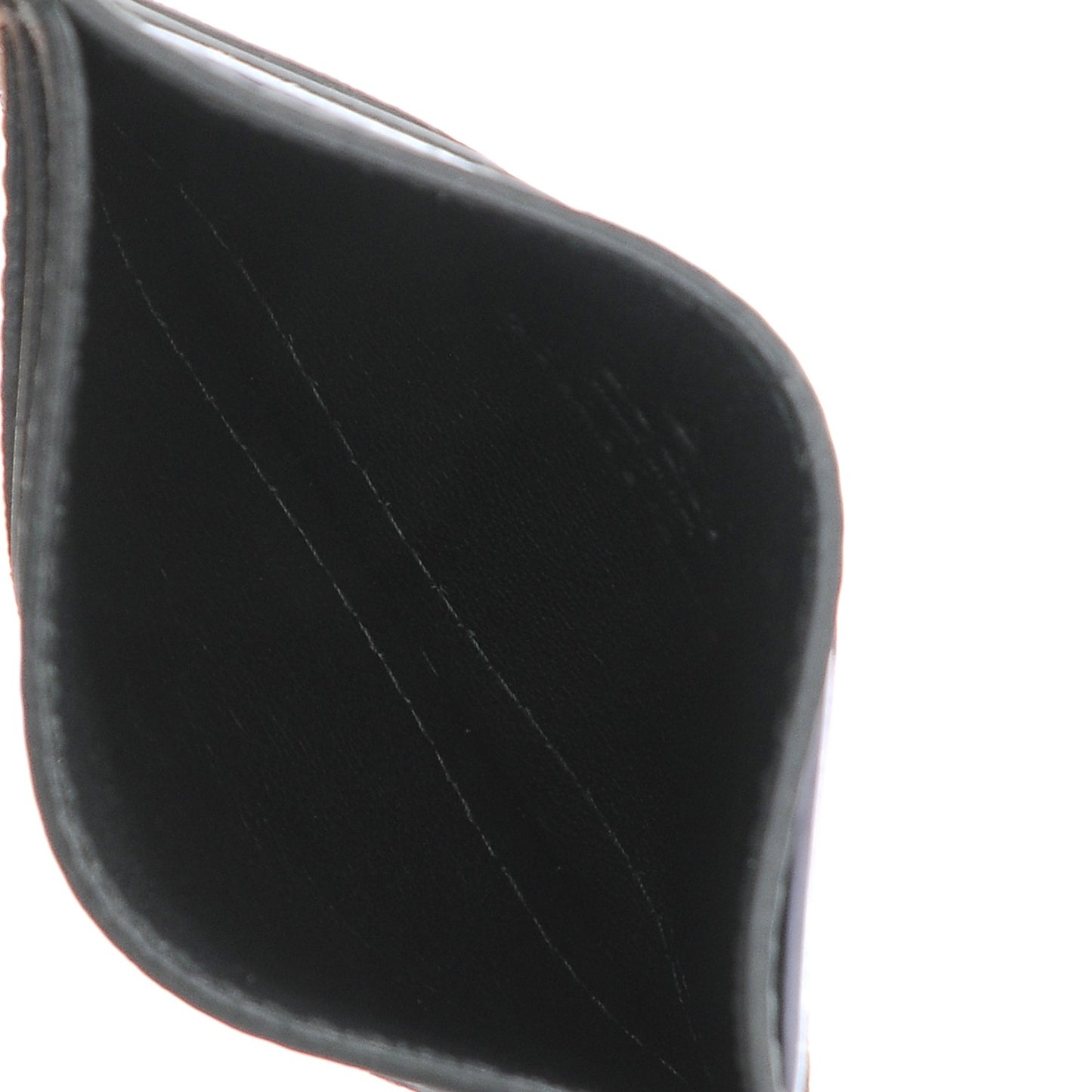 GG Supreme Monogram Bee Print Card Holder Black