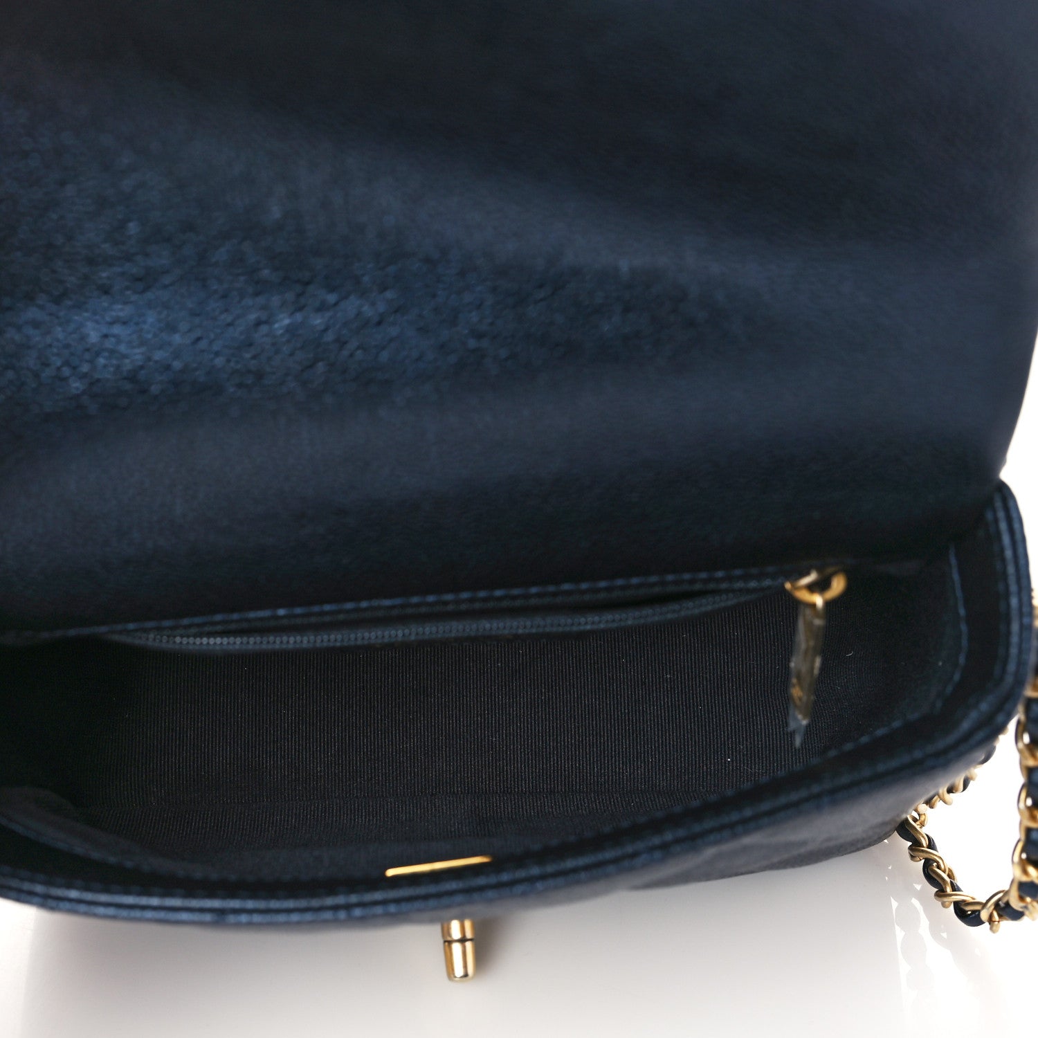 Chanel Iridescent Caviar Quilted Mini My Perfect Flap Dark Blue 5 of 8