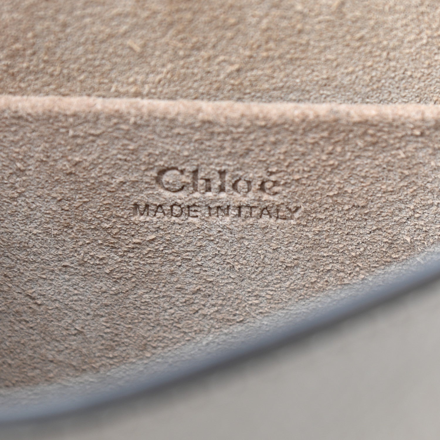 Chloe Calfskin Suede Small Nile Bracelet Bag Motty Grey 5 of 5