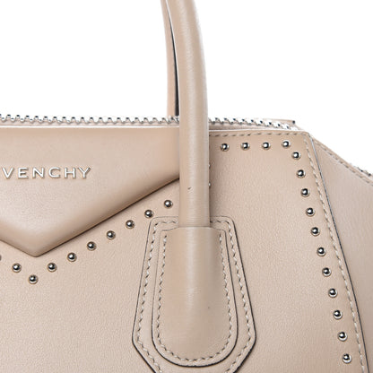 Givenchy Calfskin Small Studded Antigona Nude 18 of 21