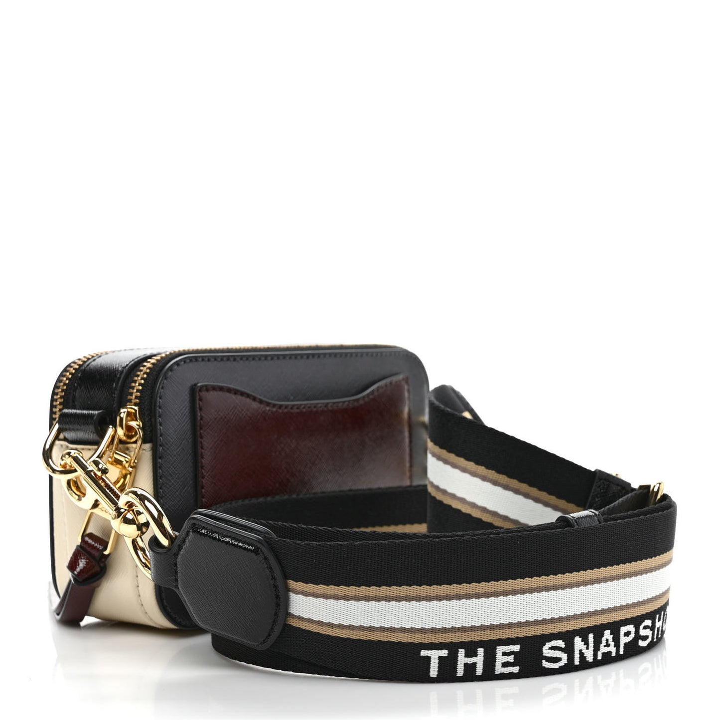 Saffiano Small Snapshot Camera Black Mulitcolor