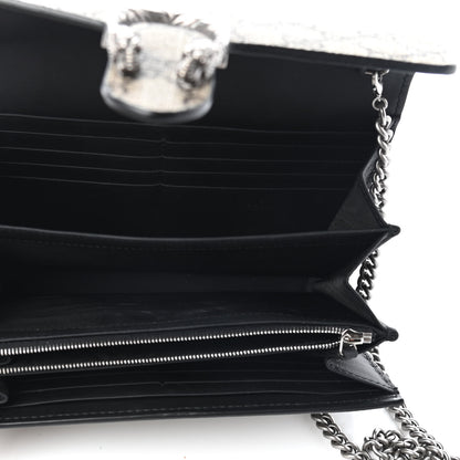 Gucci GG Supreme Monogram Mini Dionysus Chain Wallet Beige Black 5 of 8