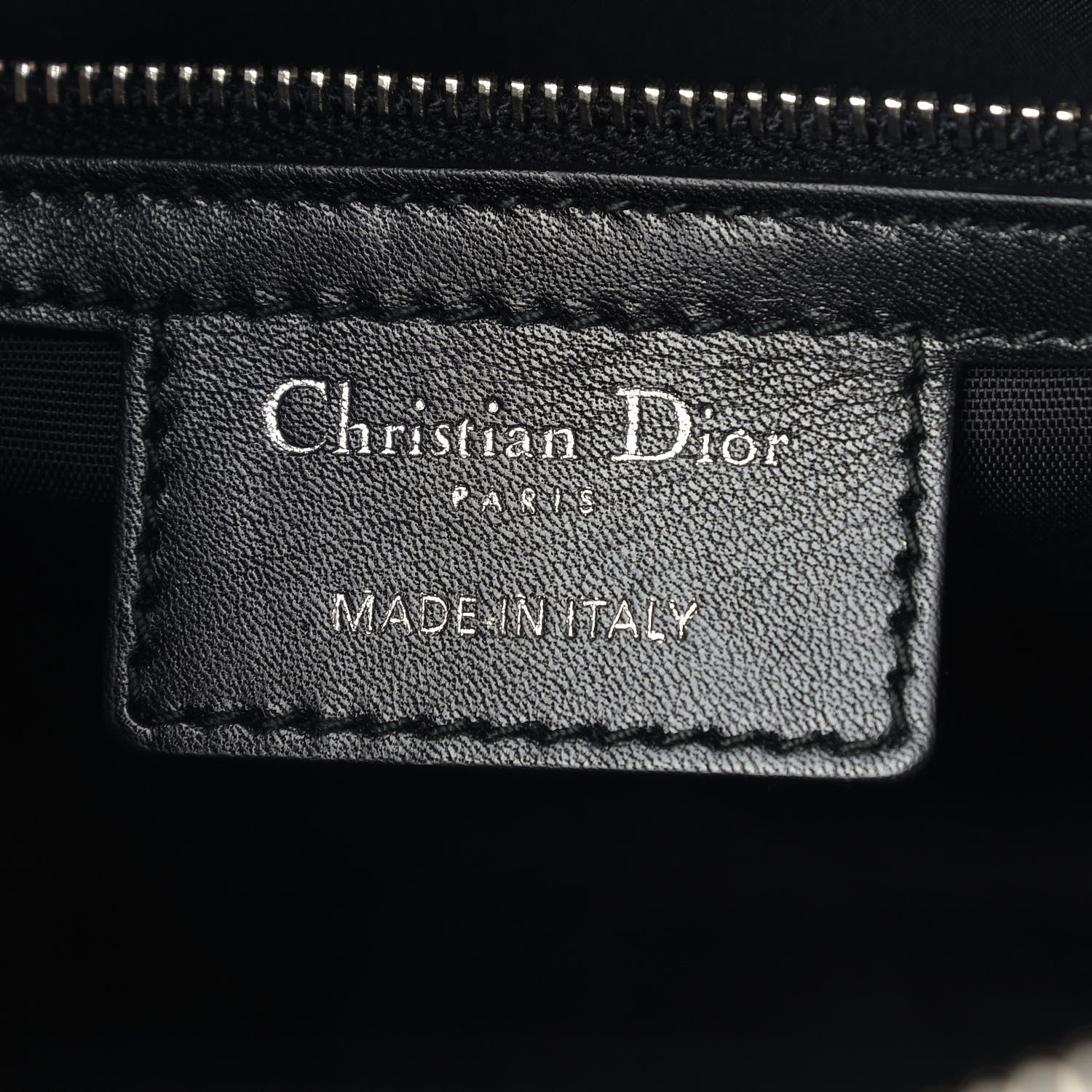 Christian Dior Coated Canvas Cannage Crossbody Bag Black 8 of 9
