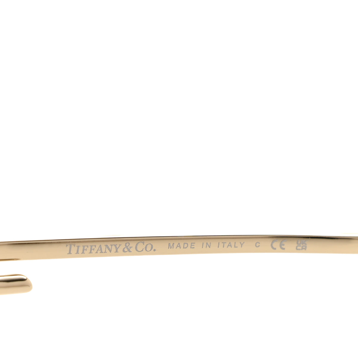 Metal Knot Aviator Sunglasses TF3116 Pale Gold