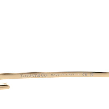 Tiffany Metal Knot Aviator Sunglasses TF3116 Pale Gold 6 of 9
