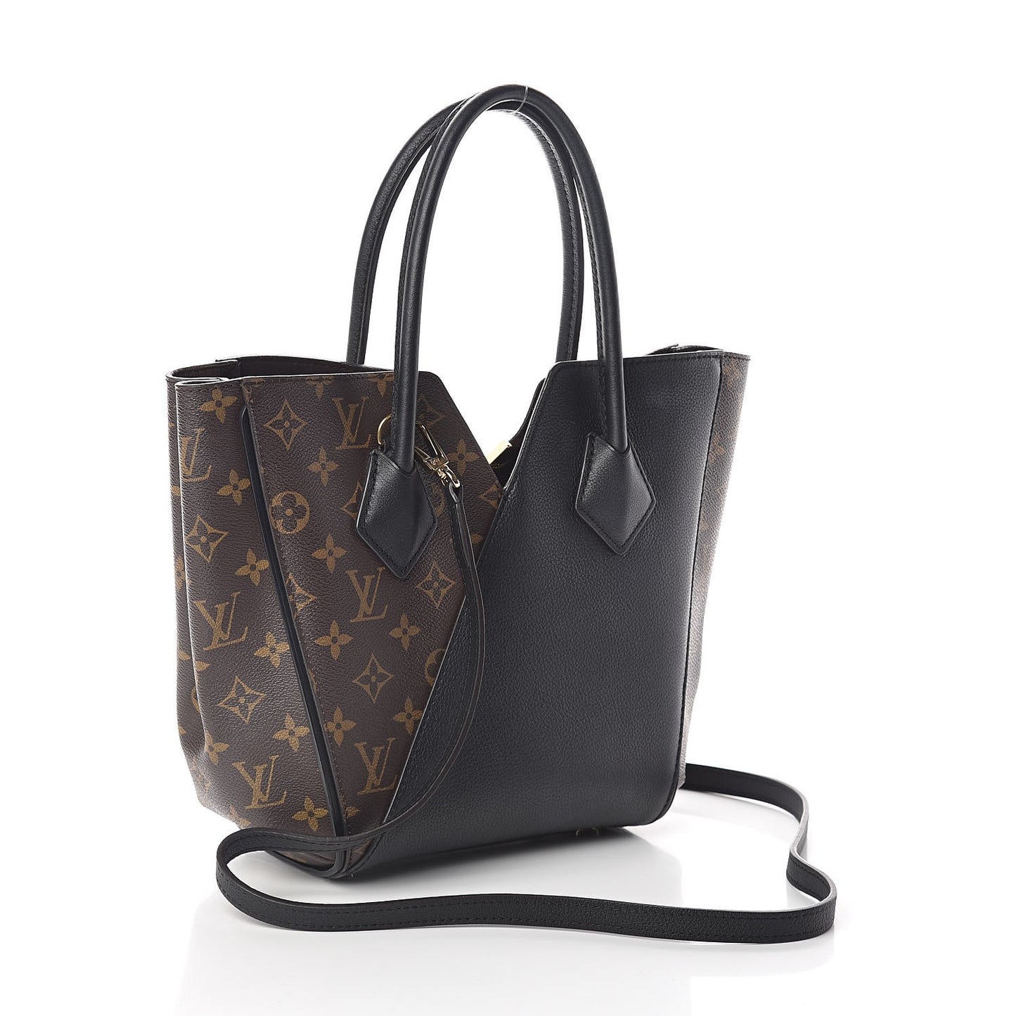 Calfskin Monogram Kimono Tote PM Black
