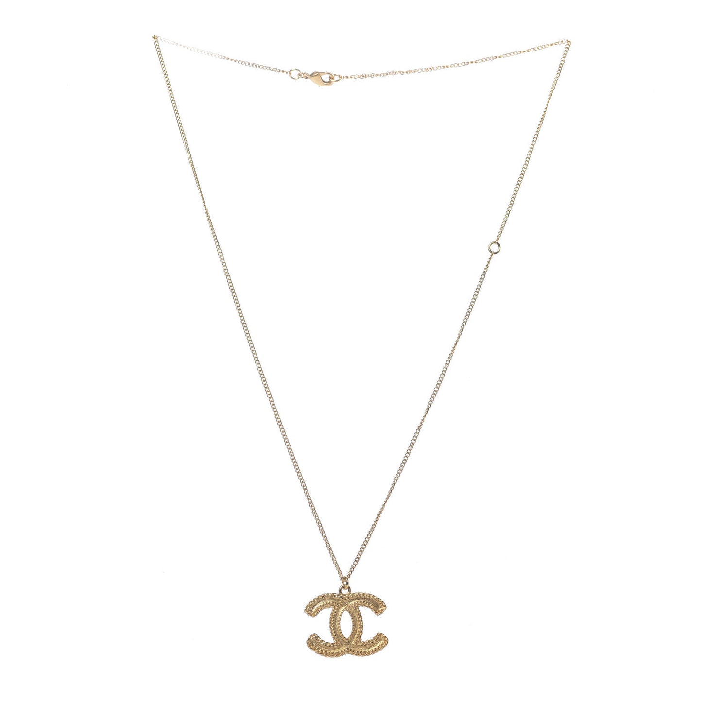 CC Necklace Matte Gold