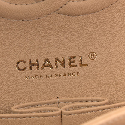 Chanel Caviar Quilted Medium Double Flap Beige 6 of 11