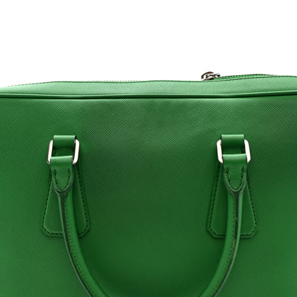 Prada Saffiano Travel Briefcase Mango 16 of 16