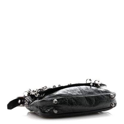 Balenciaga Agneau Arena XS Piercing Le Cagole Flap Bag Black 2 of 11