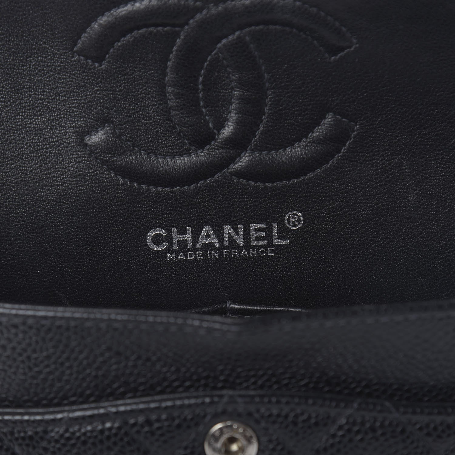 Chanel Caviar Quilted Small Double Flap Black 8 of 11