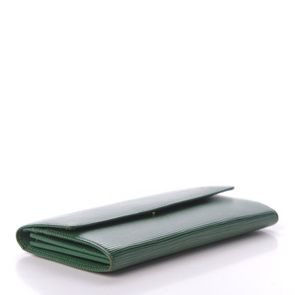 Louis Vuitton Epi Sarah Wallet Menthe 4 of 11