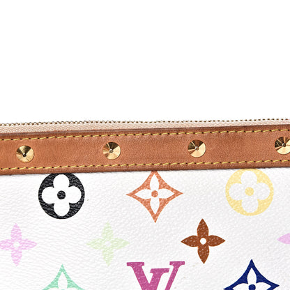 Louis Vuitton Monogram Multicolor Pochette Accessories White 11 of 14