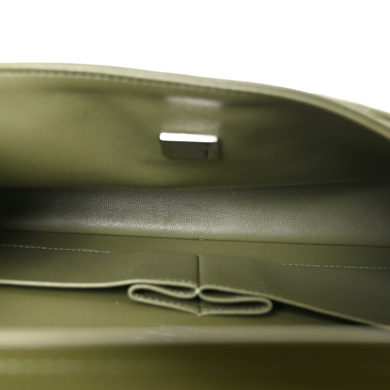 Chanel Lambskin Quilted Medium Double Flap Green 5 of 10