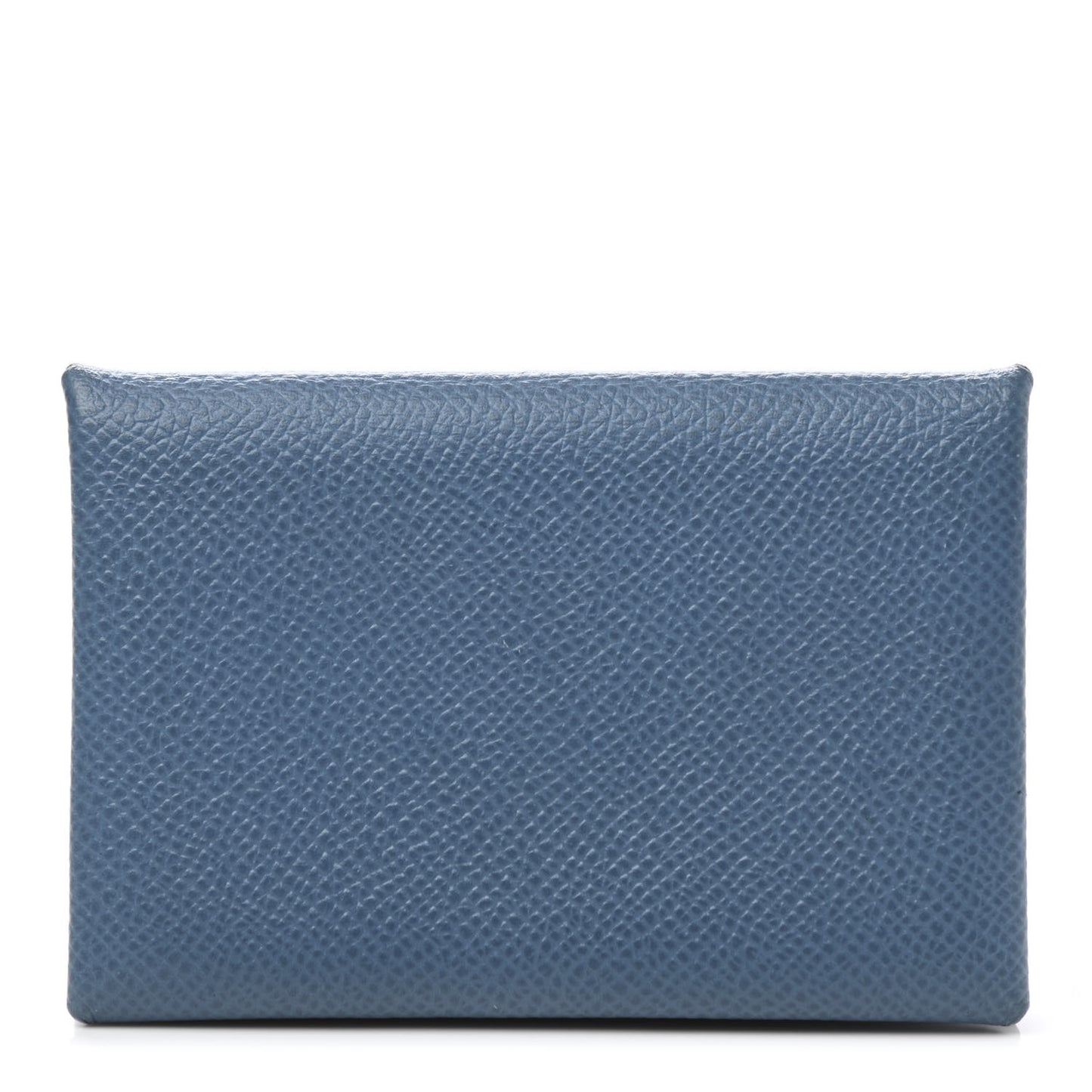 Epsom Calvi Card Case Bleu Agate