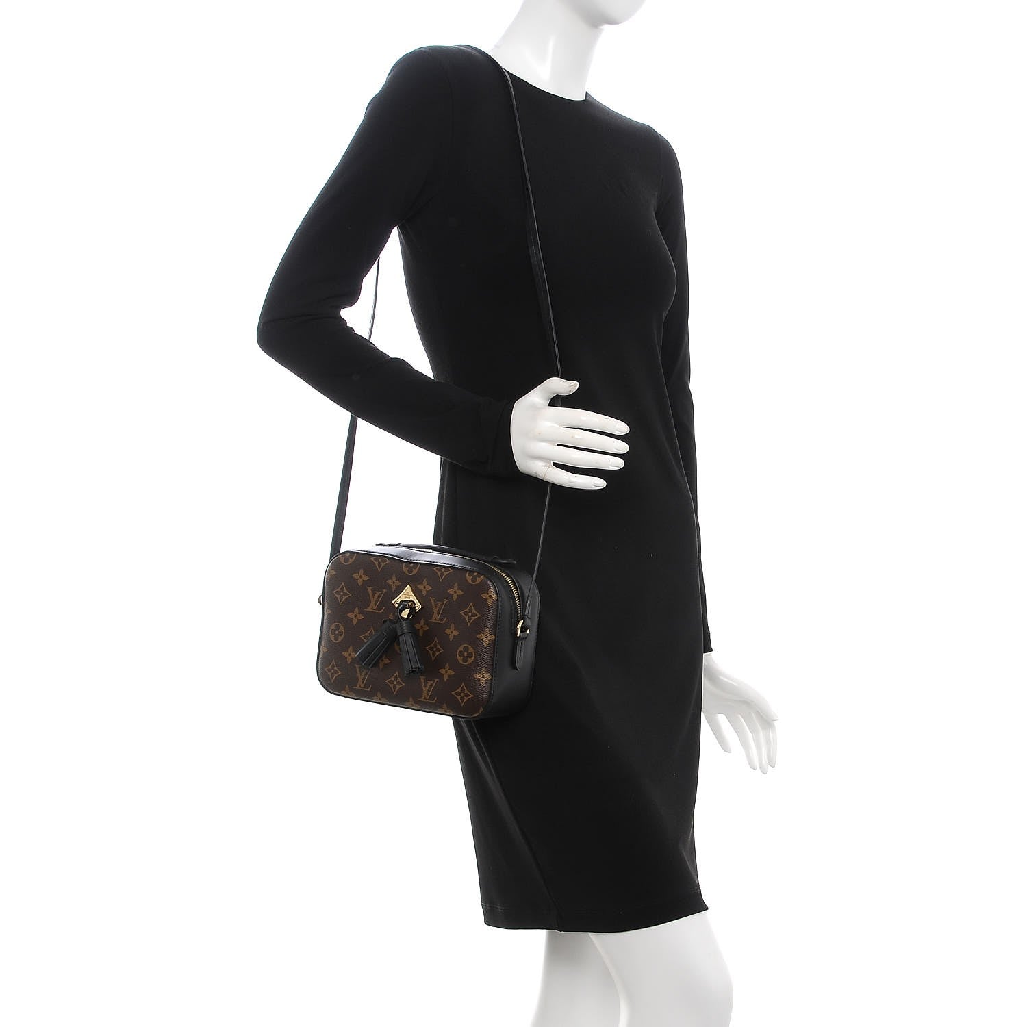 Louis Vuitton Monogram Saintonge Black 2 of 9