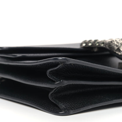 Gucci Pebbled Calfskin Small Dionysus Shoulder Bag Black 11 of 12