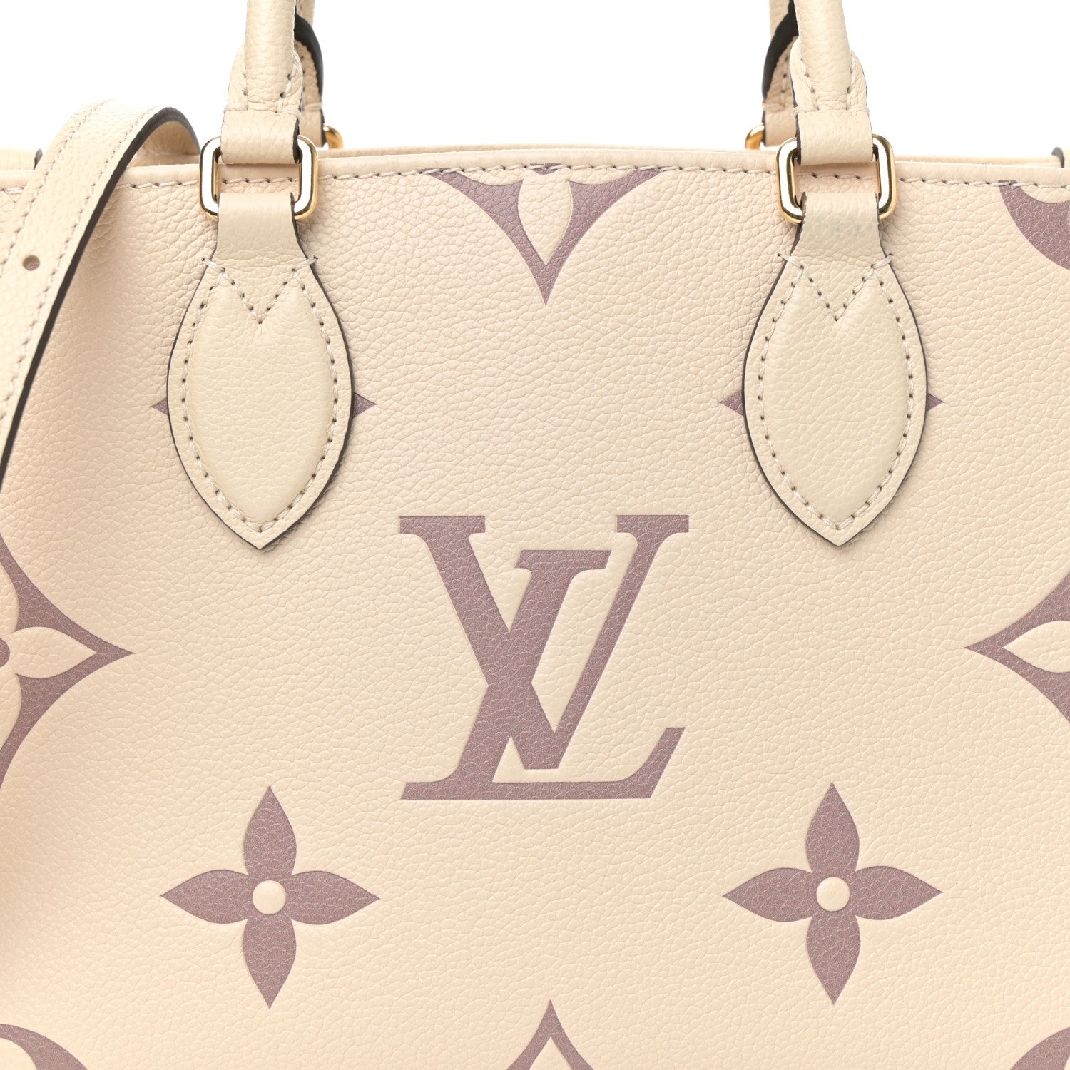 Louis Vuitton Empreinte Monogram Giant Onthego PM Creme Bois de Rose 8 of 10
