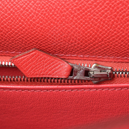 Hermes Epsom Kelly Sellier 28 Rouge Casaque 21 of 35
