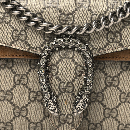 Gucci GG Supreme Monogram Small Dionysus Shoulder Bag Taupe 8 of 11