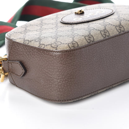Gucci GG Supreme Monogram Web Neo Vintage Shoulder Bag Beige New Acero Crop 5 of 9