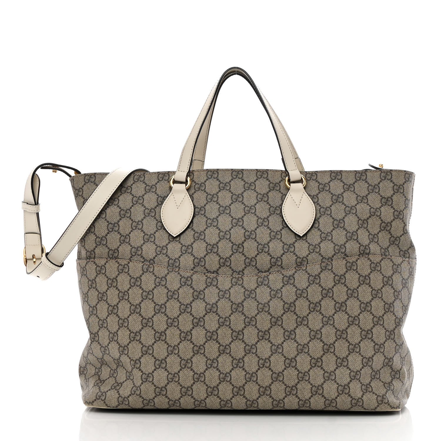 Gucci Soft GG Supreme Monogram Diaper Bag White 3 of 19
