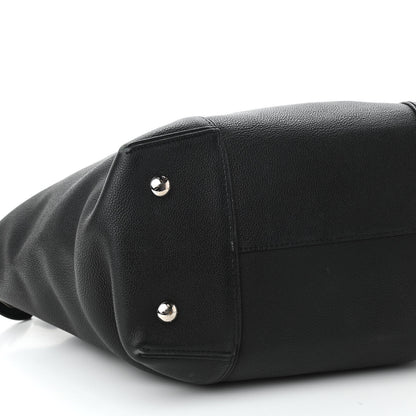 Louis Vuitton Veau Cachemire Soft Lockit MM Black 8 of 15