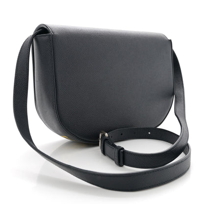 Balenciaga Signature Grained Calfskin Logo S Ville Day Bag Bleu Tempete Jaune 3 of 12