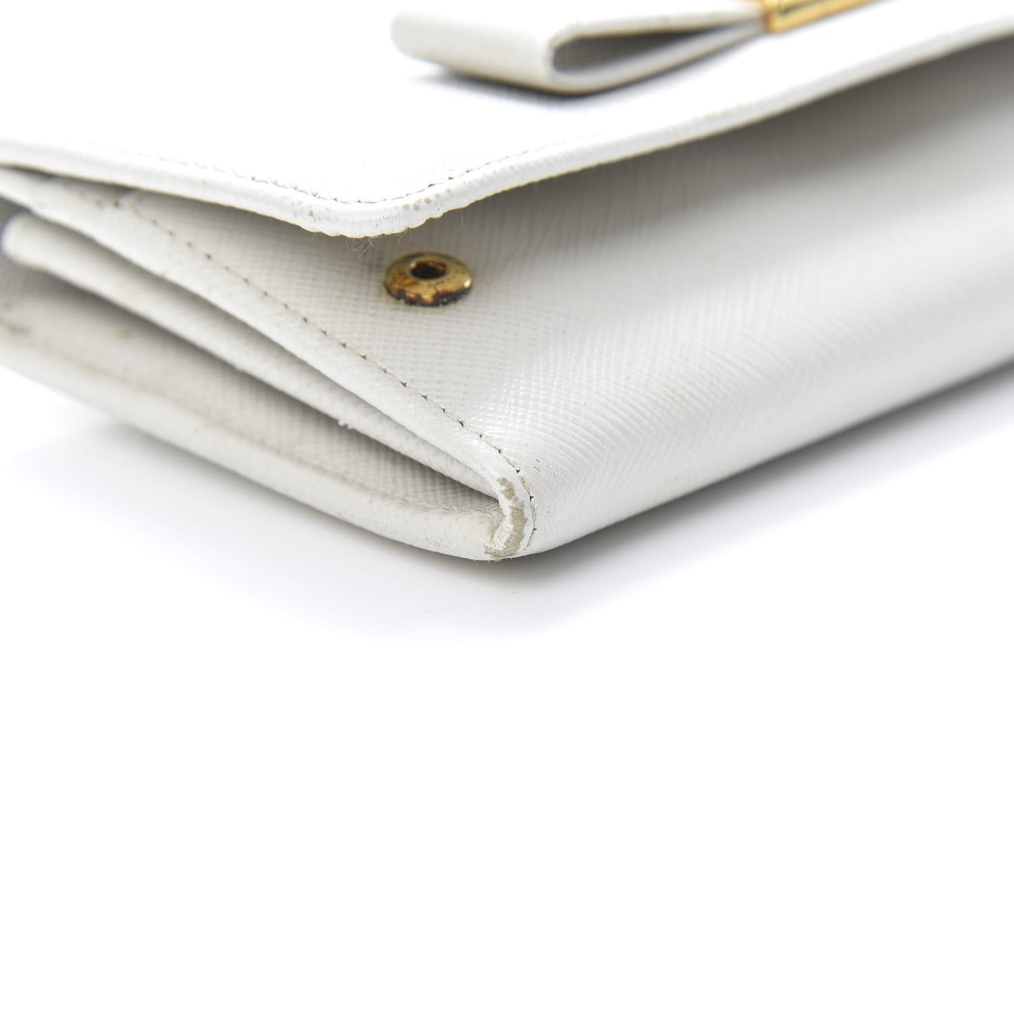 Saffiano Bow Continental Wallet Talco