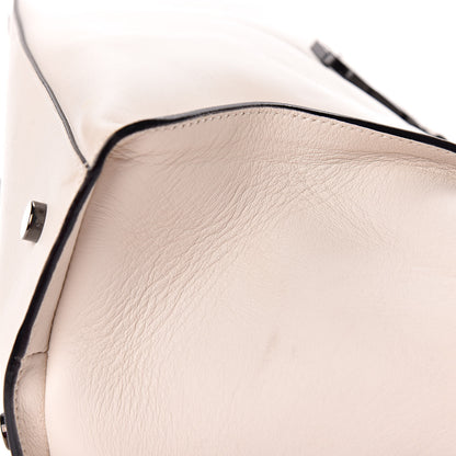 Saint Laurent Calfskin Small Monogram Cabas Dove White 14 of 15