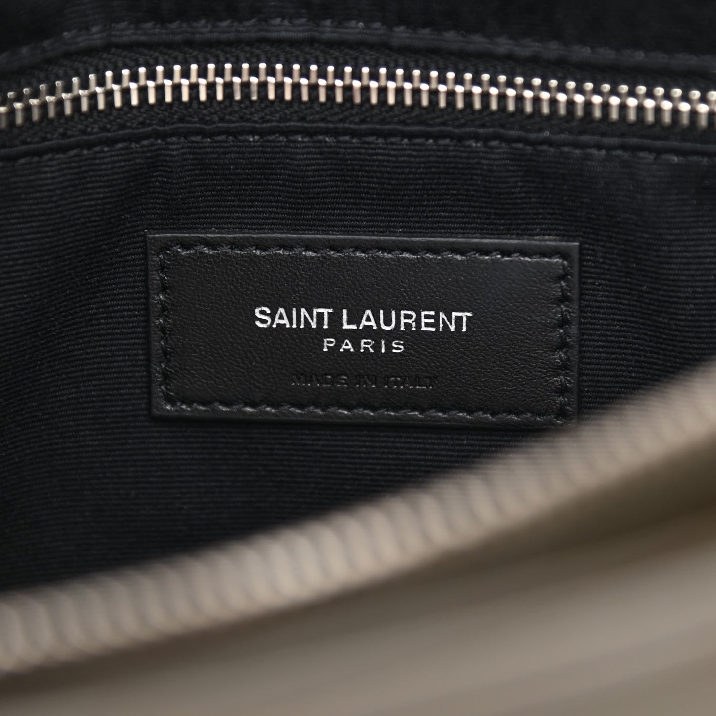Calfskin Y Quilted Monogram Medium Loulou Chain Satchel Military Olive